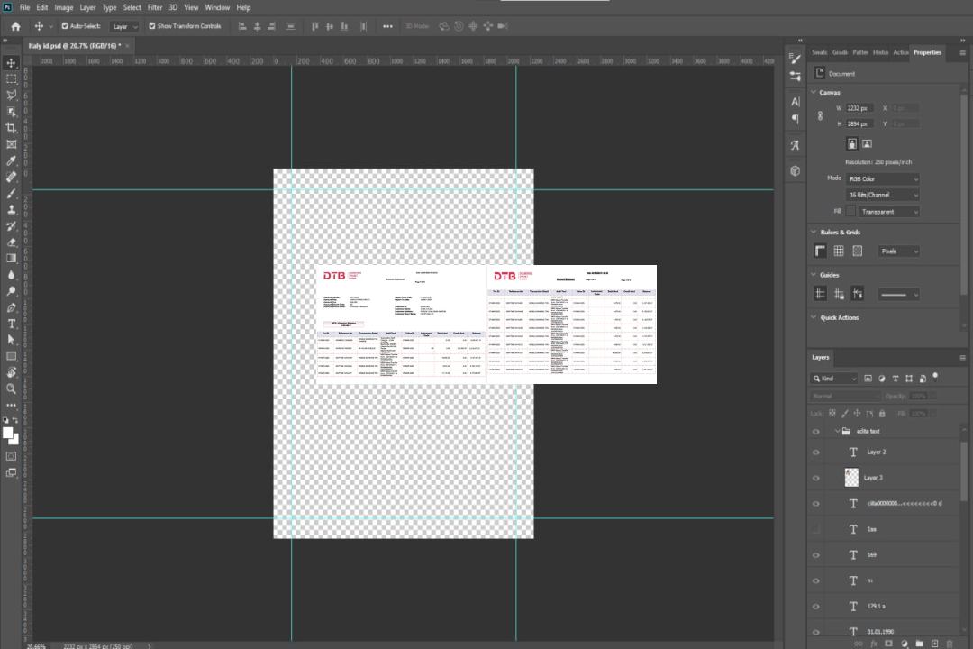Relevé de compte Kenya Diamond Trust Bank Modèle Word et PDF, 2 pages template